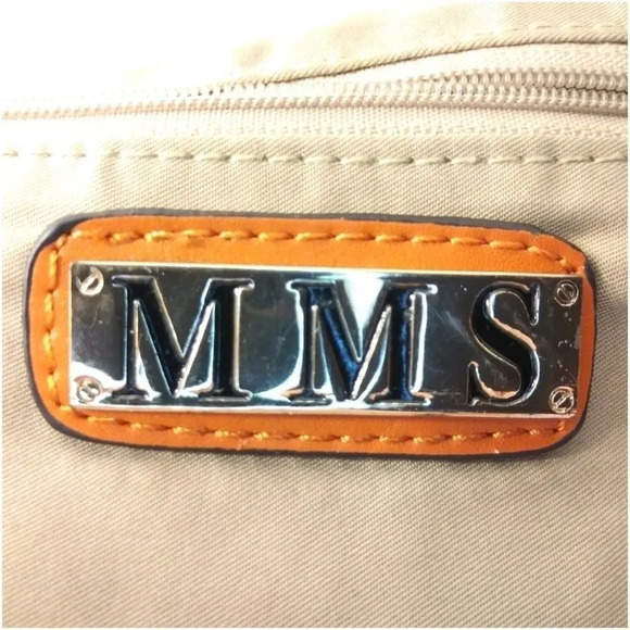 MMS DESIGN STUDIO STUDDED SHOULDER BAG - CARAMEL - Picture 8 of 8